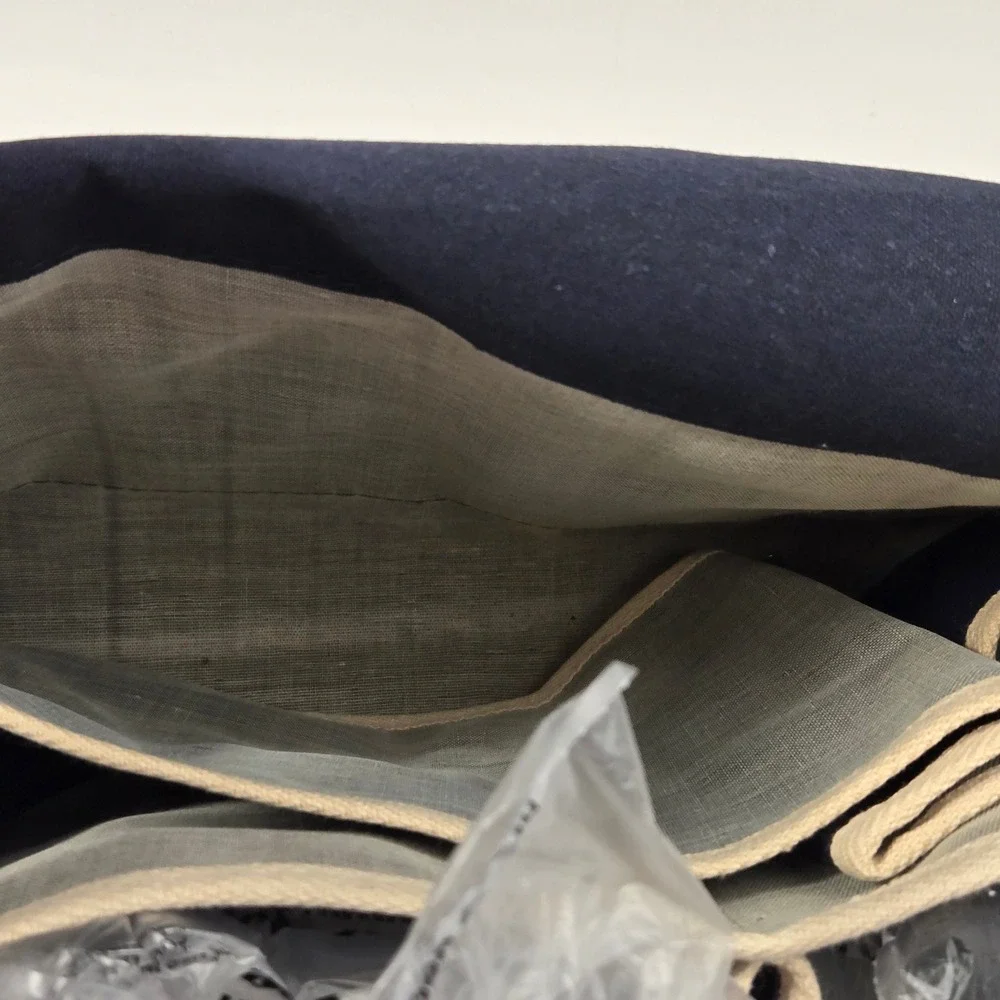 Vintage Nikon Made in Japan Blue Canvas Camera Accessory Bag New Unused